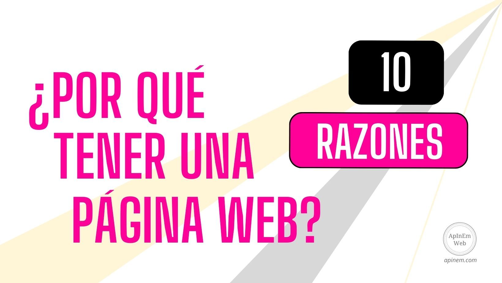 10 razones para tener una pagina web