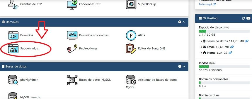 Como hacer un subdominio en cpanel Como hacer un subdominio en cpanel