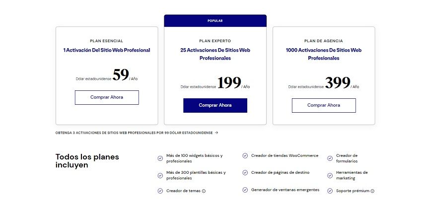 Elementor pro precios Elementor pro precios