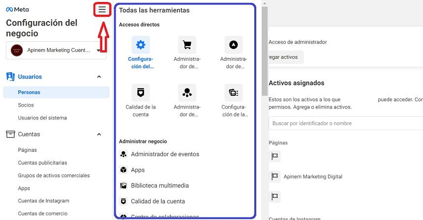 Cómo cambiar de admin comercial Facebook Cómo cambiar de admin comercial Facebook