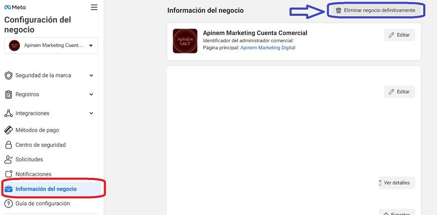Cómo eliminar tu cuenta de Facebook, perfil comercial. Cómo eliminar tu cuenta de Facebook, perfil comercial.
