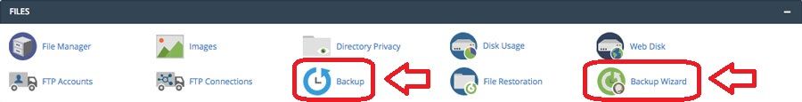 Copias de seguridad en cpanel