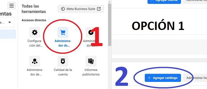 Crear catálogo para Instagram Shop con Facebook Manager