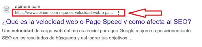 Datos estructurados schema - Breadcrumb