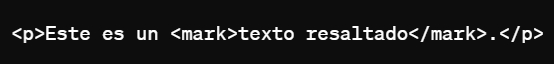 Elementos y etiquetas de texto en HTML - Conceptos y ejemplos! 11 html texto resaltado