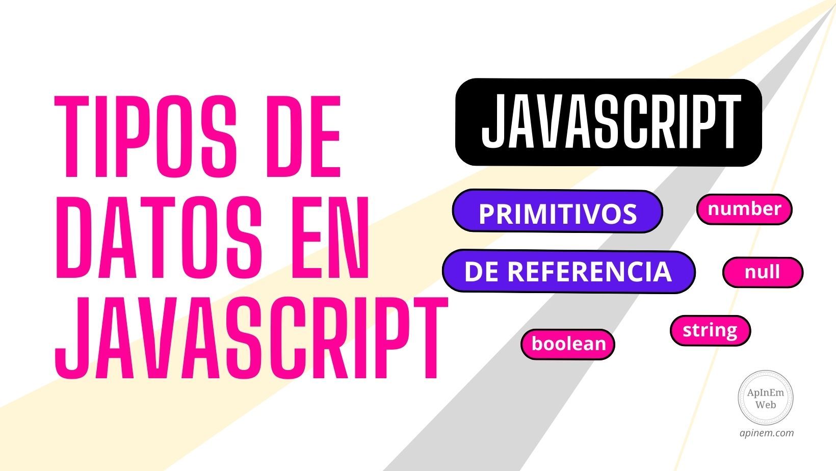 tipos de datos en javascript