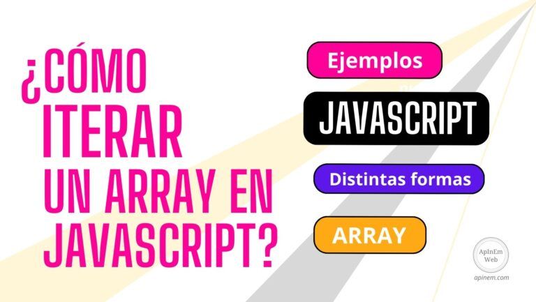¿Cómo ITERAR un ARRAY en JavaScript? Diferentes formas!
