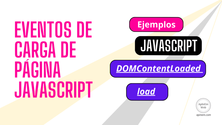 Eventos de carga de página en JS (DOMContentLoaded vs load)