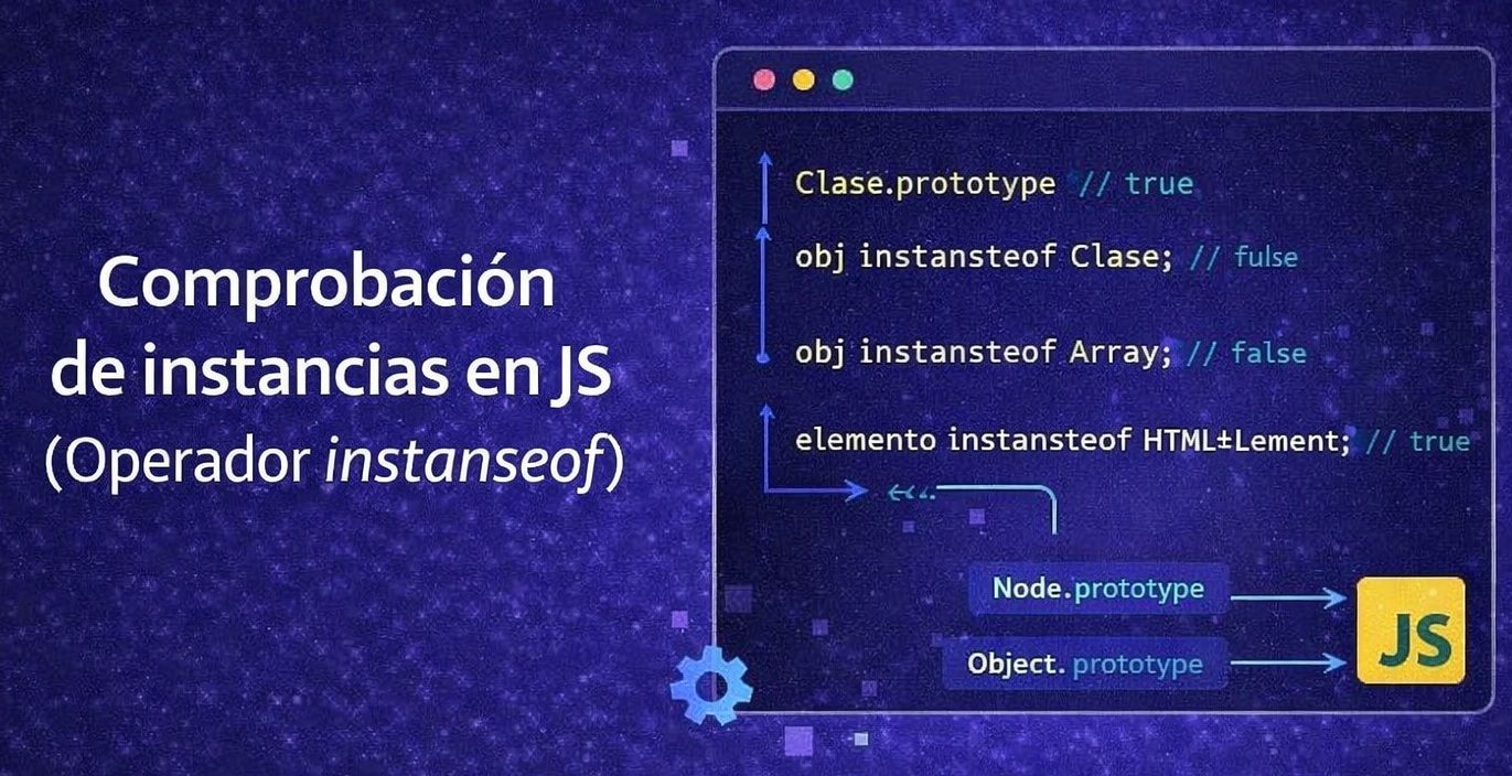 Comprobación de instancias en JS (Operador instanceof) 7 que es operador intanseof y para que sirve