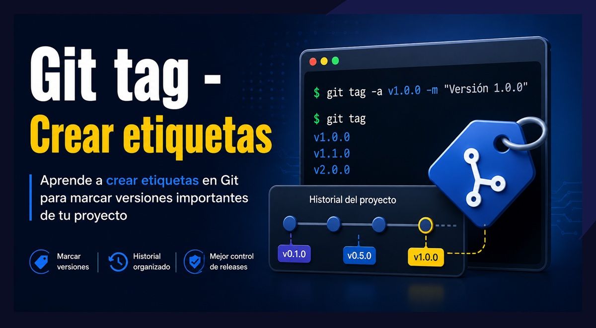 git tag como crearlas
