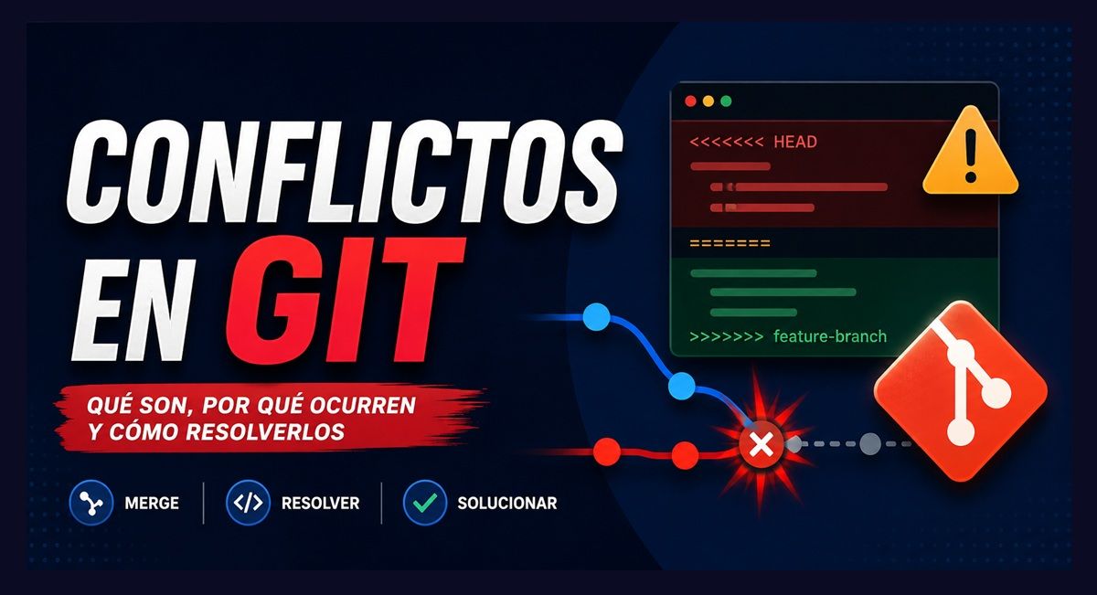 Conflictos en Git: Qué son, por qué ocurren y cómo resolverlos paso a paso 1 como resolver conflictos en git