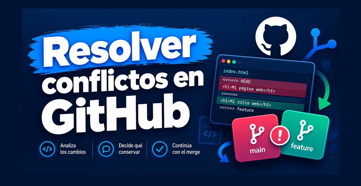 como resolver conflictos en github desde cero