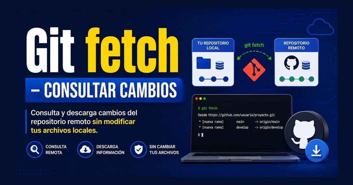 Git fetch: qué es, cómo funciona y cómo usarlo 1 git fetch que es y como usar desde cero