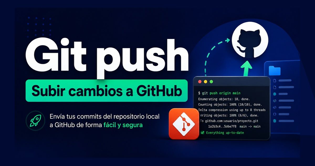 Git push: Cómo subir cambios a GitHub 1 git push que es y como usar en github