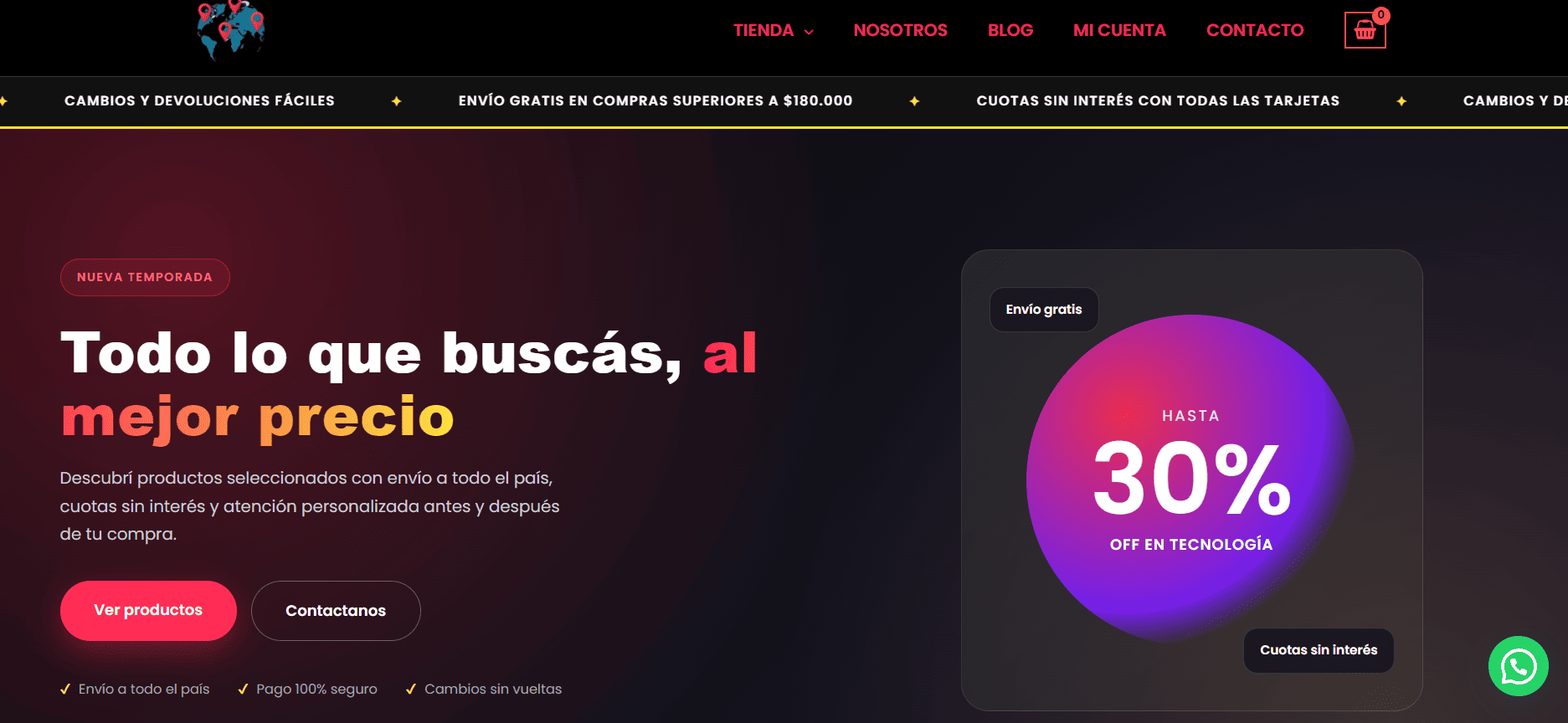 Diseño web profesional - Home